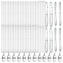 Postes de Set de 104 Acero galvanizado 3.2 x 3.2 x 88.5 cm by , fence posts - Ref: Foro24-3350270, Price: 422,69 €, Discount: %