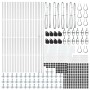 Postes de Set de 104 Acero galvanizado 3.2 x 3.2 x 88.5 cm by , fence posts - Ref: Foro24-3350270, Price: 422,69 €, Discount: %