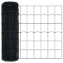 Valla Europea con 13 Postes Flangeados 0.6x25 m de Acero Galvanizado de , Paneles de vallas - Ref: Foro24-3350947, Precio: 11...