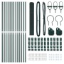 Cerca de Alambre Soldado con 13 Postes Verde 1x25 m Acero von , Zaunpaneele - Ref: Foro24-3351726, Preis: 125,17 €, Rabatt: %