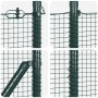 Cerca de Alambre Soldado con 13 Postes Verde 1x25 m Acero von , Zaunpaneele - Ref: Foro24-3351726, Preis: 125,17 €, Rabatt: %