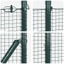 Cerca de Alambre Soldado con 13 Postes Verde 1.5x25 m de Acero de , Paneles de vallas - Ref: Foro24-3351739, Precio: 170,27 €...