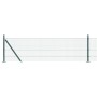 Cerca de Alambre Soldado con 13 Postes Flangados Verde 0.5x25 m de Acero de , Paneles de vallas - Ref: Foro24-3352423, Precio...