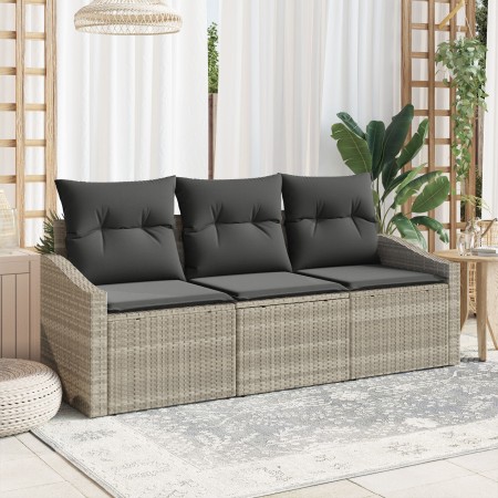 Juego de Sofá de Jardín Set de 3 Gris de , Sofás de exterior - Ref: Foro24-3355251, Precio: 238,66 €, Descuento: %