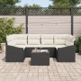Conjunto de Sofá de Jardín Conjunto de 7 Negro y Crema von , Outdoor-Sofas - Ref: Foro24-3355286, Preis: 476,96 €, Rabatt: %