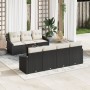 Juego de Sofá de Jardín Conjunto de 8 Beige, Negro Ratán, Poliéster by , Outdoor sofas - Ref: Foro24-3355296, Price: 548,88 €...