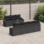 Conjunto de Sofá de Jardín Set de 8 Negro Ratán by , Outdoor sofas - Ref: Foro24-3355302, Price: 560,61 €, Discount: %