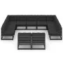 Set de muebles de jardín 11 pzas con cojines madera pino negro de vidaXL, Conjuntos de jardín - Ref: Foro24-3077228, Precio: ...