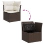 Juego de Sofá de Jardín Set de 4 Marrón Ratán by , Outdoor sofas - Ref: Foro24-3355367, Price: 323,52 €, Discount: %