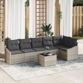 Juego de Sofá de Jardín Conjunto de 7 Beige Ratán PE von , Outdoor-Sofas - Ref: Foro24-3355421, Preis: 491,05 €, Rabatt: %