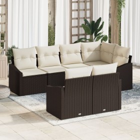 Conjunto de sofá de jardín Juego de 7 von , Outdoor-Sofas - Ref: Foro24-3355427, Preis: 576,96 €, Rabatt: %