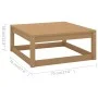 Garden furniture set, 10 pieces, with cushions, made of brown honey pine wood. by vidaXL, Garden sets - Ref: Foro24-3077222, ...
