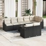 Conjunto de Comedor de Jardín de 8 Piezas con Cojines Marrón de Poliratán von , Outdoor-Sofas - Ref: Foro24-3355446, Preis: 6...