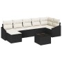 Juego de Comedor de Jardín de 7 Piezas con Cojines Ratán Poliratán Marrón by , Outdoor sofas - Ref: Foro24-3355486, Price: 49...