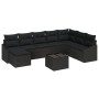 Conjunto de Comedor de Jardín de 9 Piezas con Cojines Beige Ratán by , Outdoor sofas - Ref: Foro24-3355522, Price: 576,69 €, ...
