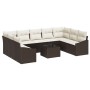 Conjunto de Sofá de Jardín Set de 10 Marfil Ratán Sintético by , Outdoor sofas - Ref: Foro24-3355557, Price: 677,89 €, Discou...