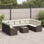 Conjunto de Sofá de Jardín Set de 10 Marfil Ratán Sintético by , Outdoor sofas - Ref: Foro24-3355557, Price: 677,89 €, Discou...