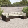 Set de Sofá de Jardín Set de 10 Beige Ratan Banco de Jardín by , Outdoor sofas - Ref: Foro24-3355567, Price: 641,32 €, Discou...