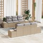 Juego de Sofás para Jardín de 7 Piezas Beige y Gris Claro von , Outdoor-Sofas - Ref: Foro24-3355619, Preis: 598,76 €, Rabatt: %