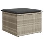 Juego de Sofás de Jardín de 6 Piezas con Cojines Gris Poliratán by , Outdoor sofas - Ref: Foro24-3355701, Price: 417,75 €, Di...