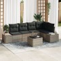 Juego de Sofá de Jardín de 5 Piezas con Cojines en Poliratán Negro by , Outdoor sofas - Ref: Foro24-3355738, Price: 432,41 €,...