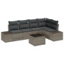 Juego de Sofá de Jardín de 5 Piezas con Cojines en Poliratán Negro by , Outdoor sofas - Ref: Foro24-3355738, Price: 432,41 €,...