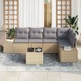 Set de sofá de jardín de 6 piezas con cojines ratán sintético negro von , Outdoor-Sofas - Ref: Foro24-3355739, Preis: 464,07 ...