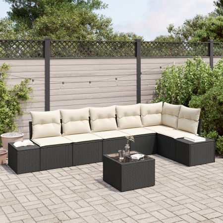 Juego de Sofá de Jardín de 6 Piezas con Cojines de Ratán Poliéster Marrón von , Outdoor-Sofas - Ref: Foro24-3355756, Preis: 4...