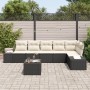 Juego de Sofá de Jardín de 6 Piezas con Cojines de Ratán Poliéster Marrón von , Outdoor-Sofas - Ref: Foro24-3355756, Preis: 4...