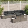 Juego de sofá de jardín de 8 piezas con cojines Poliratán negro by , Outdoor sofas - Ref: Foro24-3355788, Price: 681,00 €, Di...