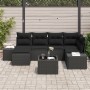 Juego de sofá de jardín de 7 piezas con cojines Beige Poliratán by , Outdoor sofas - Ref: Foro24-3355812, Price: 498,58 €, Di...
