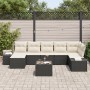 Conjunto de Sofá de Jardín de 7 Piezas con Cojines Ratán Poliéster Marrón by , Outdoor sofas - Ref: Foro24-3355826, Price: 52...