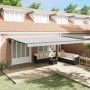 Toldo con Manual Antracita 6 x 3,5 m Metal
