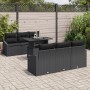 Juego de sofá de jardín Conjunto de 7 Marrón oscuro by , Outdoor sofas - Ref: Foro24-3357666, Price: 581,33 €, Discount: %