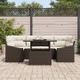 Conjunto de Sofá de Jardín Set de 7 Marrón Ratán von , Outdoor-Sofas - Ref: Foro24-3357671, Preis: 557,85 €, Rabatt: %