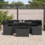 Juego de Sofá de Jardín Set de 7 Negro Ratán by , Outdoor sofas - Ref: Foro24-3357676, Price: 552,46 €, Discount: %