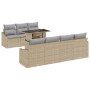 Conjunto de Sofás de Jardín Conjunto de 8 Beige Ratán de , Sofás de exterior - Ref: Foro24-3357683, Precio: 629,60 €, Descuen...
