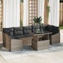 Juego de Sofá de Jardín de 8 Piezas con Cojines Gris Polirratán by , Outdoor sofas - Ref: Foro24-3357692, Price: 568,98 €, Di...