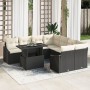 Conjunto de Sofás de Jardín Conjunto de 9 Beige, Marrón by , Outdoor sofas - Ref: Foro24-3357710, Price: 618,24 €, Discount: %