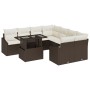 Conjunto de Sofá de Jardín Juego de 9 Marrón Ratán Sofá de Jardín von , Outdoor-Sofas - Ref: Foro24-3357711, Preis: 684,84 €,...