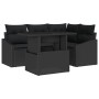 Conjunto de Sofás de Jardín Juego de 5 Negro Ratán by , Outdoor sofas - Ref: Foro24-3357736, Price: 421,53 €, Discount: %