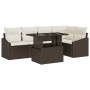 Conjunto de Sofás de Jardín 6 piezas Marrón, Ratán von , Outdoor-Sofas - Ref: Foro24-3357741, Preis: 486,15 €, Rabatt: %