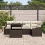 Conjunto de Sofás de Jardín 6 piezas Marrón, Ratán von , Outdoor-Sofas - Ref: Foro24-3357741, Preis: 486,15 €, Rabatt: %