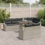 Juego de Sofás de Jardín Set de 9 Gris Polirrattan by , Outdoor sofas - Ref: Foro24-3357765, Price: 762,08 €, Discount: %
