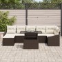 Juego de sofá de jardín Set de 8 Base marrón con cojines beige von , Outdoor-Sofas - Ref: Foro24-3357781, Preis: 564,44 €, Ra...