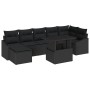 Conjunto de Sofás de Jardín Conjunto de 8 Negro by , Outdoor sofas - Ref: Foro24-3357786, Price: 569,33 €, Discount: %