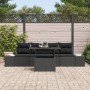 Set de sofá de jardín 5 piezas Negro Ratán Sofá exterior by , Outdoor sofas - Ref: Foro24-3357826, Price: 417,37 €, Discount: %