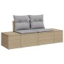Juego de Sofá de Jardín Conjunto de 6 Beige Ratán by , Outdoor sofas - Ref: Foro24-3357833, Price: 590,27 €, Discount: %