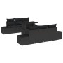 Juego de Sofá de Jardín de 7 Piezas con Cojines de Poliratán Negro by , Outdoor sofas - Ref: Foro24-3357846, Price: 621,93 €,...