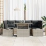 Juego de Sofá de Jardín Conjunto de 7 Gris Ratan PE von , Outdoor-Sofas - Ref: Foro24-3357855, Preis: 612,01 €, Rabatt: %